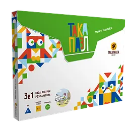«Курочка» 3 в 1 (пазл, фігурка, розмальовка)