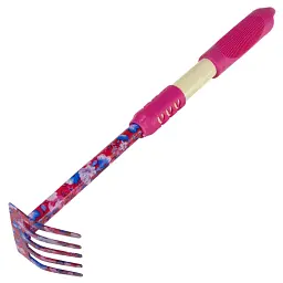 Граблі Flora 5-ти зубні, pink, TPR (5043154) - мініатюра 3