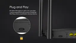 Маршрутизатор MW5360 N300, 4G/LTE, 2xFE LAN, 1xFE WAN Netis teh0017061 - мініатюра 7