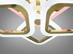 Світильник LED Diasha AS8060/4+4G, 110W, 3200K-6500K, золото, сучасний стиль для дому - мініатюра 5