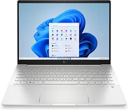 Ноутбук HP Pavilion Plus 14-eh1006ua 14' 2.2K IPS AG, Intel i5-1340P, 16GB, F1024GB, UMA, Win11, сріблястий (826Y7EA)