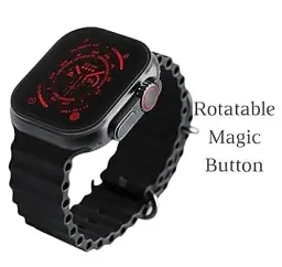 Сенсорні смарт-годинник T800 Ultra Black (16074) - мініатюра 3
