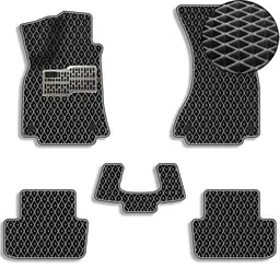3D Килимки у салон EVA для Audi A4 (В8) 2008-2015 з підп'ятником Чорні 5 шт