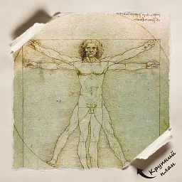 Інтер'єрна картина Вітрувіанська людина, Леонардо да Вінчі, Leonardo da Vinci, Vitruvian Man, інтер'єрний декор, 60×43 см (id6952) - мініатюра 5