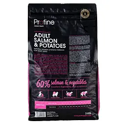 Сухий корм Profine Adult Salmon 3 кг з лососем і картоплею для дорослих собак - мініатюра 4