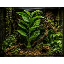 Штучна рослина Hobby Marantha Tree 55 см (37708) для тераріуму, акватераріуму та палюдаріуму - мініатюра 3