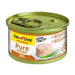 Вологий корм GimDog Pure Delight для собак мініатюрних порід, з куркою, 85 г (арт.513140/513003)