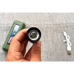 Ліхтар акумуляторний X-Balog BL-520-T6 ручний з бічним світлом та зумом T6 +COB Zoom - мініатюра 5