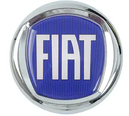 Емблема Fiat DOBLO DUСATO FIORINO SCUDO пластик скотч синя D119