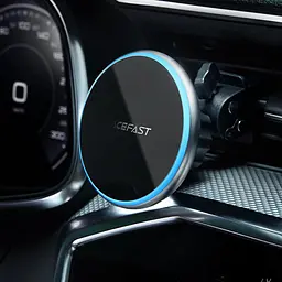 Автотримач з БЗП Acefast D3 magnetic wireless 15W Silver - мініатюра 4