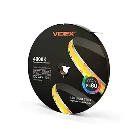 LED стрічка Videx COB DC24V 55W 5M 4000K Ra80 IP20 VL-LSTCB320-24114-B5) - мініатюра 5