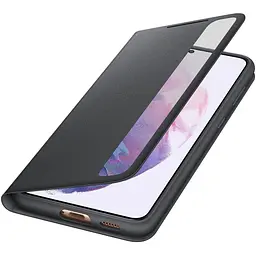 Оригінальний чохол-книжка Clear View Smart Cover для Samsung Galaxy S21+ Black (EF-ZG996CBEGRU) - мініатюра 2