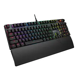 Клавіатура ASUS ROG Strix Scope II X 104key USB-A EN/UK RGB Black (90MP03XG-BKMA00) - мініатюра 2