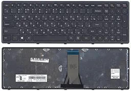 Клавіатура для ноутбука Lenovo IdeaPad (G505S, Z510), Чорна, (Чорна рамка) - мініатюра 3