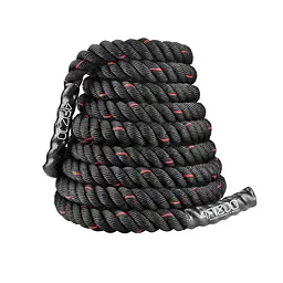 Канат тренувальний 4FIZJO Battle Rope 9 м для кросфіту Black (P-5907739312242)