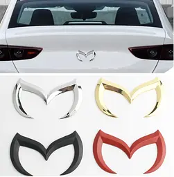 Емблема Mazda Batman Золота метал 120х73 мм - мініатюра 3