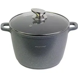 Каструля Landes Grey з литими алюмінієвими ручками Kamille Ø28х20 см kuh0007775