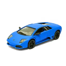 Колекційна іграшкова машинка MATTE LAMBORGHINI KT5370W інерційна Blue Kinsmart
