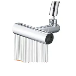 Водозберігальна насадка SHOWER HEAD на кухонний кран з широкою лійкою – розпилювачем та обертанням 360° · 4 режими струменя - мініатюра 2