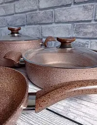 Набір посуду O.M.S. Collection 3105 Rosegold 7 предметів - мініатюра 5