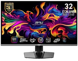 Монітор 31.5" MSI MPG 321URX (MPG 321URX) 3840х2160 (UHD, 4K) QD-OLED 240 Hz