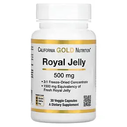 Маточне молочко (Royal Jelly) Royal Jelly 500 mg 30 Veggie Caps CGN vit0005400