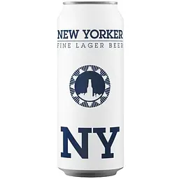 Пиво New Yorker світле 4.5% 0.5 л