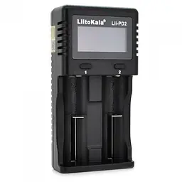 Зарядний пристрій для двох акумуляторів АА/ААА/18650/26650/21700 LiitoKala Lii-PD2