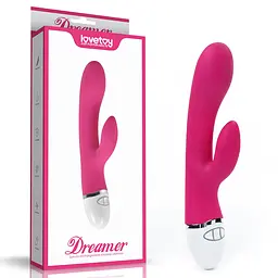 Вібратор-кролик Lovetoy Dreamer 20.5 см рожевий - мініатюра 8