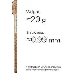 Чохол Pitaka Ultra-Slim для Apple iPhone 17 Golden Glint (KI1701AG) [162391] - мініатюра 3