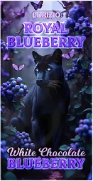 Шоколад Lorizio чорничний білий "ROYAL BLUEBERRY" 100 г