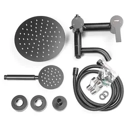 Душева система Mixxus NOX-009-J Black MI5751, Чорний матовий - мініатюра 3