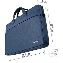 Сумка для ноутбука ColorWay 15.6" Modern Navy (CW-LBM156-NV) - мініатюра 5