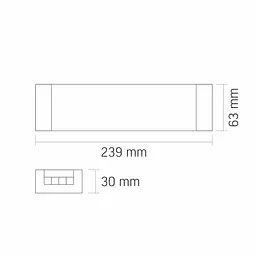 Блок живлення для LED стрічки Videx DC 12V 33.3A 400W IP20 (VL-LST-P400-12V / 28213-000) - мініатюра 7