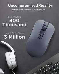 Безшумна Bluetooth-миша Lenovo (WL300) - 5-кнопкова комп'ютерна миша з безшумним клацанням лівої та правої клавіш - ергономічний д - мініатюра 3