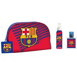Подарунковий набір: парфумований спрей для тіла 100 мл, туалетна вода 50 мл FC Barcelona, Air-Val (125272)