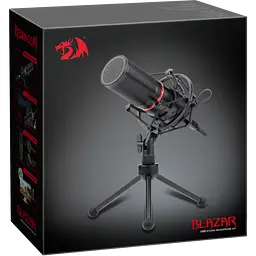 Стрімовиймікрофон Redragon Blazar GM300 (USB) металевий з підставкою кабель 1.7м - мініатюра 8