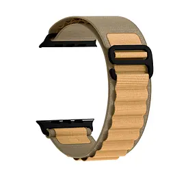 Ремінець для Apple Watch 42 (Series 11-10)/41/40/38, бежевий, Alpine Loop Alpina Band, тканинний поліестеровий ремінець для смарт-годин, дихаючий, для активного відпочинку та спорту, ArmorStandart (ARM82564)