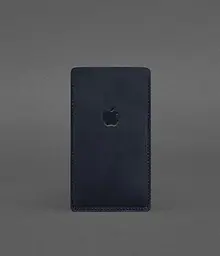 Шкіряний чохол для iPhone 11 Синій Crazy Horse - мініатюра 2