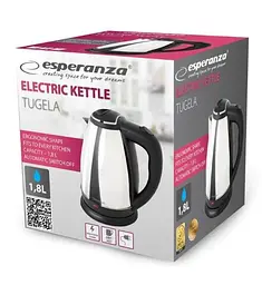 Електрочайник Esperanza Kettle Tugela EKK104S 1.8 л нержавіюча сталь - мініатюра 2