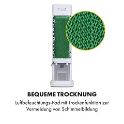 Мобільний кондиціонер вентилятор Klarstein Skytower 360° Smart Air Cooler4-в-1 (10035818) - мініатюра 6
