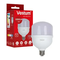 Светодиодная лампа Vestum высокомощная T100 30W 6500K 220V E27 1-VS-1608