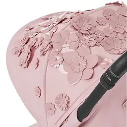 Прогулянкова коляска Cybex Coya Matt Simply Flowers Pink рожева (695263) - мініатюра 10