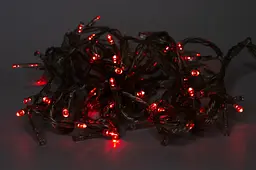 Світлодіодна новорічна гірлянда Devilon 8 режимів IP44 LED 5 м 100 л червоний (040490) - мініатюра 2