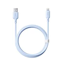 USB кабель Baseus Silky Series USB to Lightning 2.4A 1m синій P10377702313-00