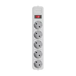 Мережевий фільтр живлення Maxxter SPM5-G-15G grey, 4.5 м кабель, 5 розеток (SPM5-G-15G) - мініатюра 4