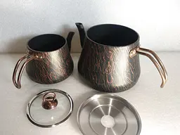 Двоярусний чайник O.M.S. Collection 8204-L Bronze (1,2/2,5 л.) - мініатюра 7