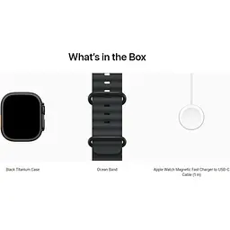 Смарт-годинник Apple Watch Ultra 3 49mm Black Titanium Case with Black Ocean Band (MF0J4) [145322] - мініатюра 4