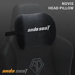 Подушка під голову крісла Anda Seat Novis Head Pillow Black - мініатюра 2