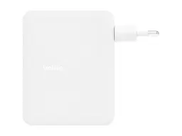 Мережевий зарядний пристрій Belkin 140 W 3xUSB-C GAN PD PPS, USB-A White (WCH014BTWH) - мініатюра 3